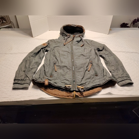 Naketano "All In On" Women Hoodie Jacket MEDIUM Size - Picture 13 of 14